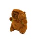 Capybara Assorted Backpack Plush Keychain 11cm - Avokado - Plīša atslēgu piekariņš