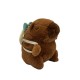 Capybara Assorted Backpack Plush Keychain 11cm - Ананас - Плюшевый брелок для ключей