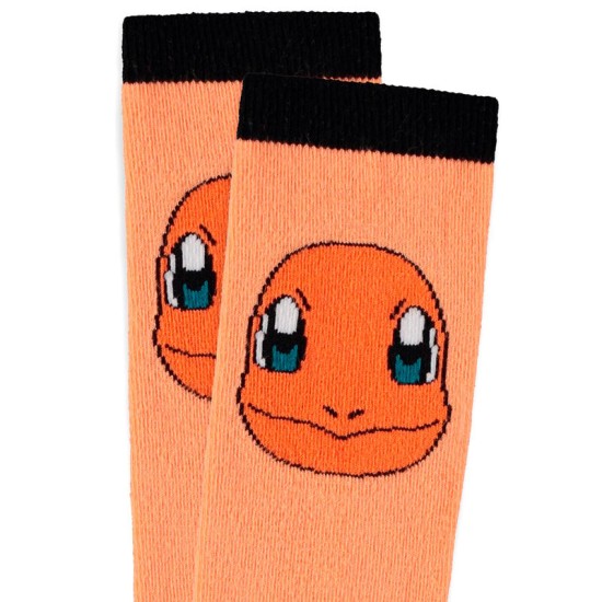 Difuzed Pokemon Charmander Socks (1 Pack) Size 35-38 - Garās zeķes 1 pāris