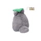 Semic My Neighbor Totoro Nakayoshi Plush Toy 21cm - Big Totoro with Leaf - Plīša rotaļlieta
