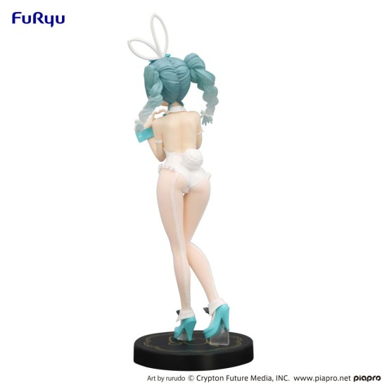 Furyu Hatsune Miku BiCute Bunnies Ver. White Color Figure 27cm - Hatsune Miku Rurudo - Plastmasas figūriņa