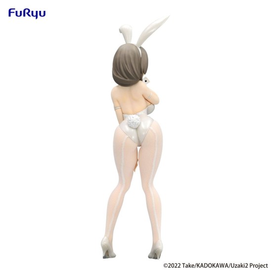 Furyu Uzaki-chan Wants to Hang Out! BiCute Bunnies Ver. White Pearl Figure 29cm - Tsuki Uzaki - Пластмассовая фигурка