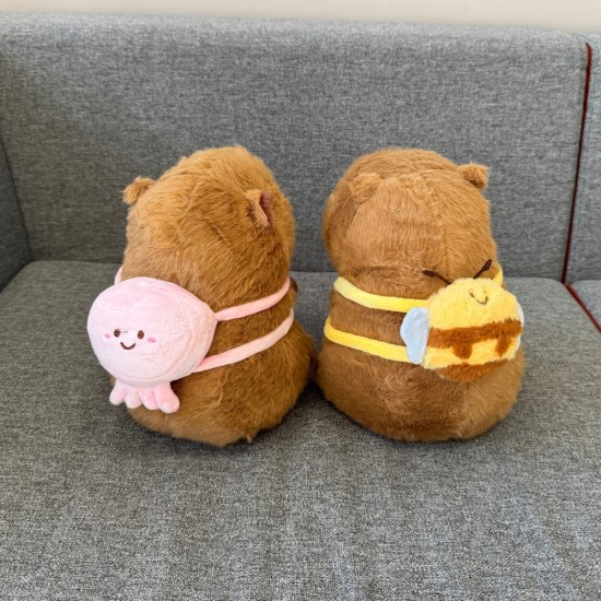 7Toys Capybara Assorted Sea Animals Plush Toy 21cm (1 pcs.) - Brown - Plush toy