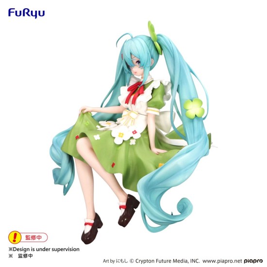 Furyu Hatsune Miku Noodle Stopper Ver. Flower Fairy Clover Figure 15cm - Hatsune Miku - Plastmasas figūriņa