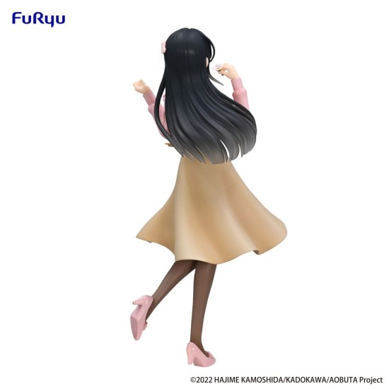 Furyu Rascal Does Not Dream of a Bunny Girl Senpai Trio-Try-iT Ver. Spring Outfit Figure 21cm - Mai Sakurajima - Plastmasas figūriņa