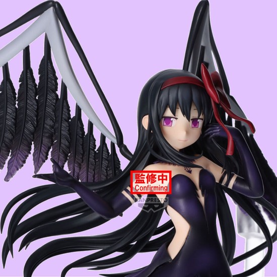 Banpresto Puella Magi Madoka Magica The Movie Figure 18cm - Devil Homura - Plastmasas figūriņa