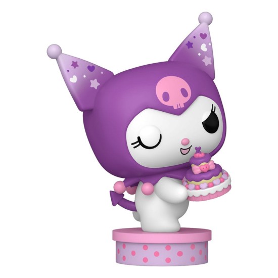 Funko POP! Hello Kitty and Friends Figure 9cm - Kuromi with Cake (20th Anniversary) (108) - Vinyl figure