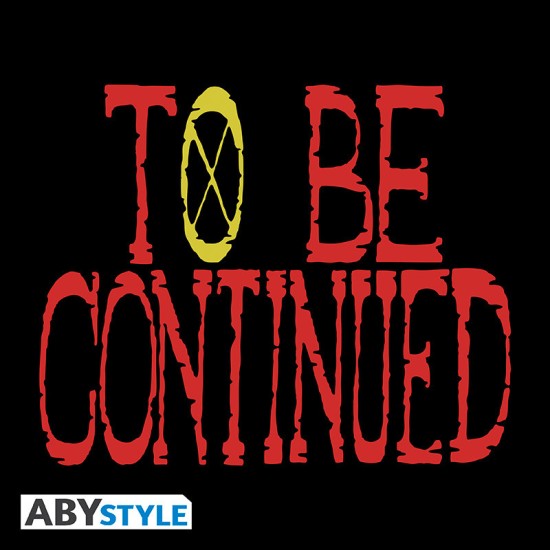 ABYstyle One Piece To Be Continued T-shirt - S izmērs / Melns - Vīriešu kokvilnas T-krekls