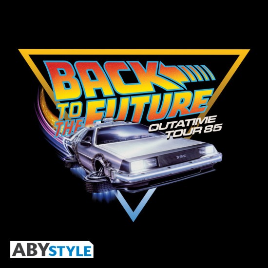 ABYstyle Back to the Future T-shirt - M размер / Чёрная - Мужская хлопковая майка / футболка