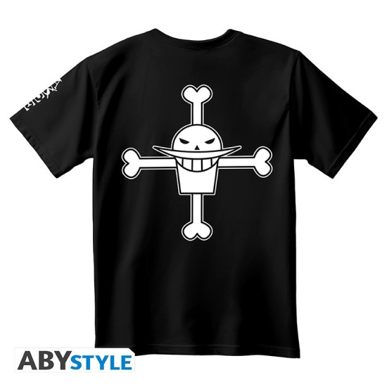 ABYstyle One Piece Portgas D. Ace T-shirt - L size / Black - Unisex cotton T-shirt