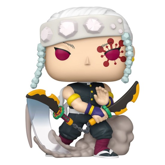 Funko POP! Demon Slayer Kimetsu no Yaiba Super Sized Jumbo Figure 25cm - Tengen Uzui (1801) - Vinila figūriņa