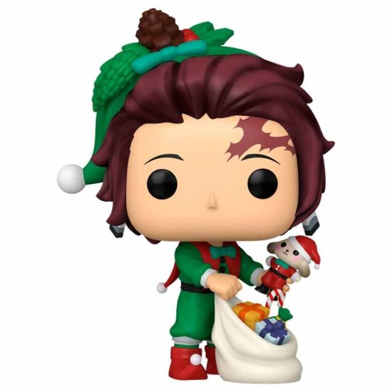 Funko POP! Demon Slayer Figure 9cm - Tanjiro Kamado Holiday (2032) - Vinyl figure