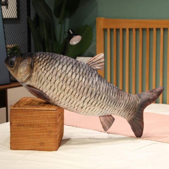 Fish-Shaped Pillow Crucian Carp 56cm - Decorative pillow / Soft Toy