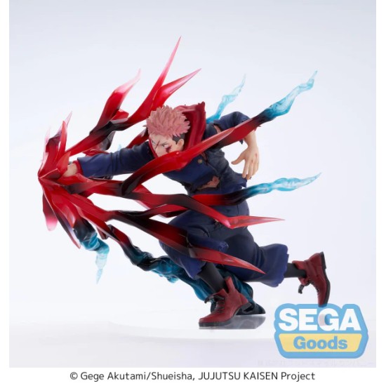 Sega Jujutsu Kaisen Luminasta Figure 16cm - Yuji Itadori Black Flash - Plastmasas figūriņa