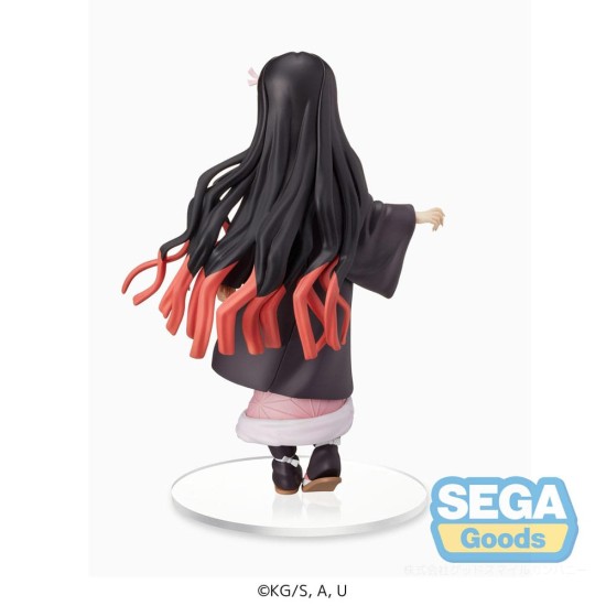 Sega Demon Slayer Kimetsu no Yaiba SPM Figure 19cm - Nezuko Kamado Sibling Bond - Пластмассовая фигурка