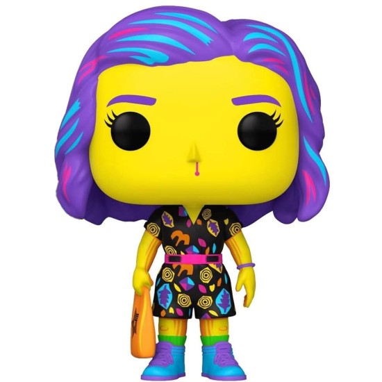Funko POP! Stranger Things Figure 9cm - Eleven in Mall Outfit Black Light Exclusive (802) - Vinila figūriņa