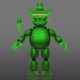 Funko Five Nights at Freddy's Dreadbear Action Figure - VR Freddy (Glow in the Dark) - Plastmasas figūriņa