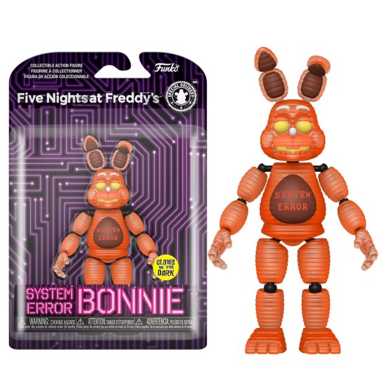 Funko Five Nights at Freddy's Dreadbear Action Figure - System Error Bonnie (Glow in the Dark) - Plastmasas figūriņa