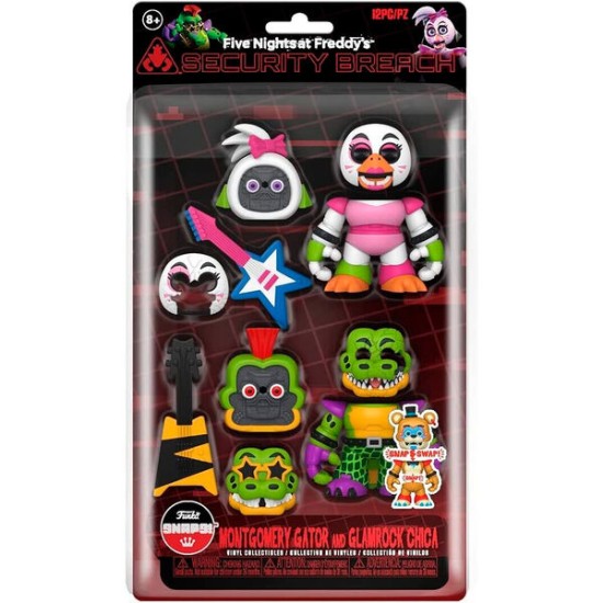 Funko Snaps! Five Nights at Freddy's Figure (2 pack) - Montgomery Gator and Glamrock Chica - Vinila figūriņa