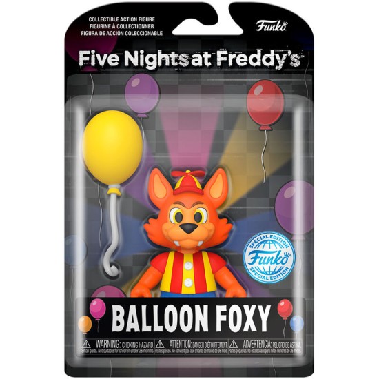 Funko Five Nights at Freddy's Dreadbear Action Figure - Balloon Foxy Exclusive - Plastmasas figūriņa