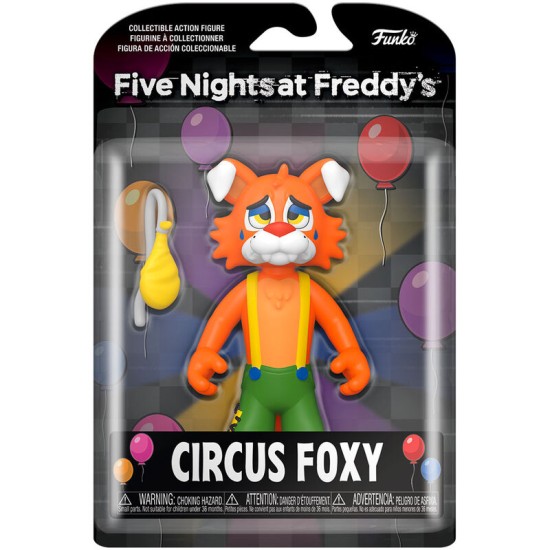 Funko Five Nights at Freddy's Dreadbear Action Figure - Circus Foxy - Plastmasas figūriņa