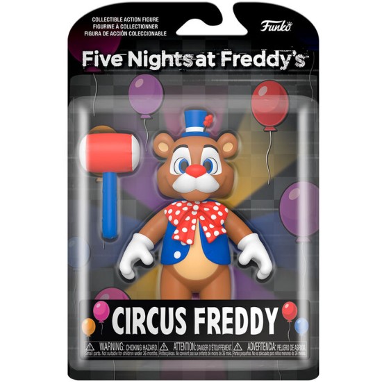 Funko Five Nights at Freddy's Dreadbear Action Figure - Circus Freddy - Plastmasas figūriņa