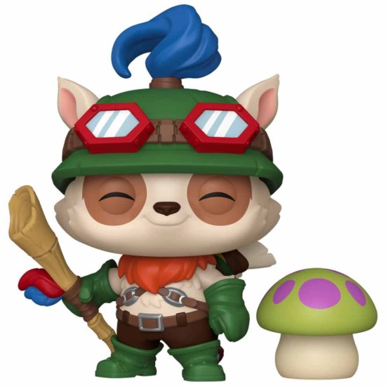 Funko POP! League of Legends Figure 9cm - Teemo with Mushroom (1138) - Vinila figūriņa