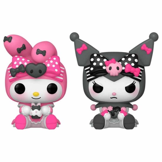 Funko Pocket POP! Hello Kitty 2 Pack Figure 4cm - My Melody & Kuromi Exclusive - Vinila figūriņa