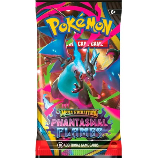 Pokemon Super Card Game TCG Trading Cards - Phantasmal Flames - ME02 EN - Kāršu spēle