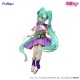 Furyu Hatsune Miku Noodle Stopper Flower Fairy Cosmos Ver. Purple Color Figure 14cm - Hatsune Miku - Plastmasas figūriņa
