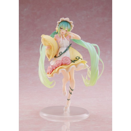 Taito Prize Hatsune Miku Wonderland Sleeping Beauty Reissue Figure 18cm - Hatsune Miku - Plastic figure