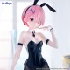 Furyu Re:Zero BiCute Bunnies Ver.Bicolor Figure 30cm - Ram - Plastmasas figūriņa