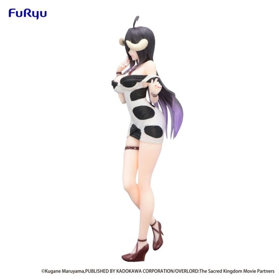 Furyu Overlord Trio-Try-iT Ver. Mini Dress Cow Pattern Figure 21cm - Albedo - Пластмассовая фигурка