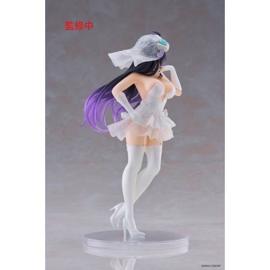 Taito Prize Overlord Coreful Ver. Albedo Wedding Figure 18cm - Albedo - Пластмассовая фигурка