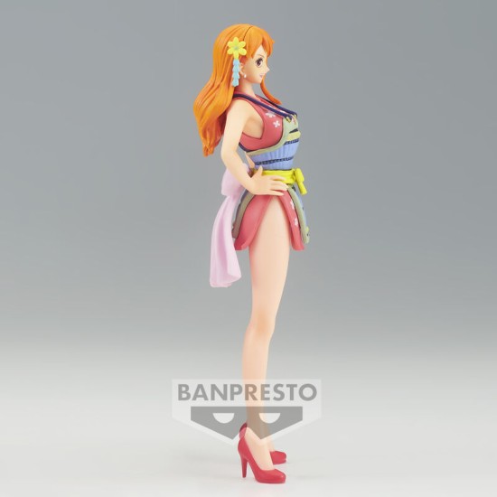 Banpresto One Piece DXF The Grandline Lady Wanokuni vol.8 Figure 16cm - Nami - Plastmasas figūriņa