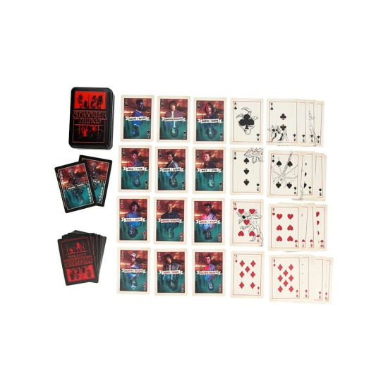 Paladone Stranger Things Playing Cards with Metal Box