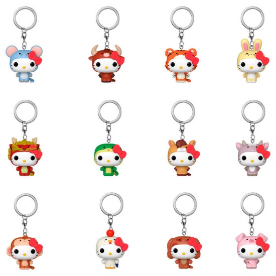 Funko Pocket POP! Hello Kitty Assorted Keychain (1.pcs) - Hello Kitty - Vinyl keychain