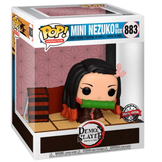 Funko POP! Demon Slayer Kimetsu no Yaiba Figure 9cm - Mini Nezuko Exclusive (883) - Vinila figūriņa