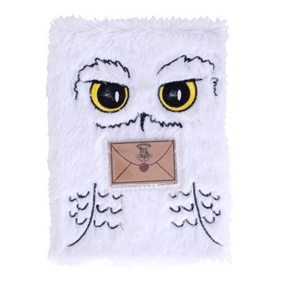 Blue Sky Studios Harry Potter Plush A5 Notebook 21 x 15cm - Hedwig - Klade