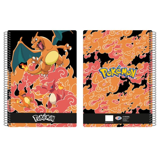 CYP Brands Pokemon Evolution A4 Notebook 31 x 21cm - Charmander - Klade