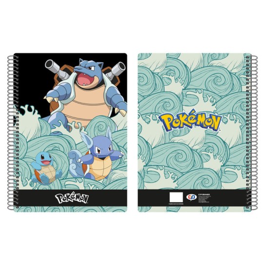 CYP Brands Pokemon Evolution A4 Notebook 31 x 21cm - Squirtle - Klade