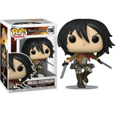 Funko POP! Attack on Titan Figure 9cm - Mikasa Ackermann (1166) - Vinila figūriņa
