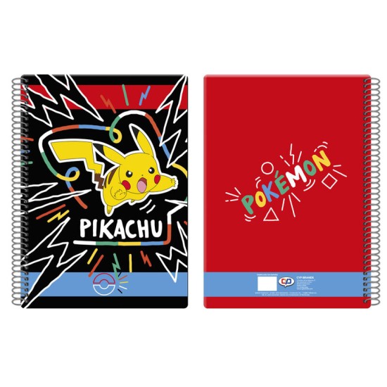 CYP Brands Pokemon A4 Notebook 31 x 21cm - Pikachu - Klade