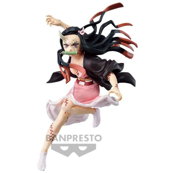 Banpresto Demon Slayer Kimetsu no Yaiba Vibration Stars Figure 13cm - Nezuko Kamado - Plastmasas figūriņa