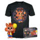 Funko POP! Five Nights at Freddys T-Shirt (S-size) / Figure 9cm Set - Ballon Foxy Exclusive - Komplekts T-krekls / figūriņa