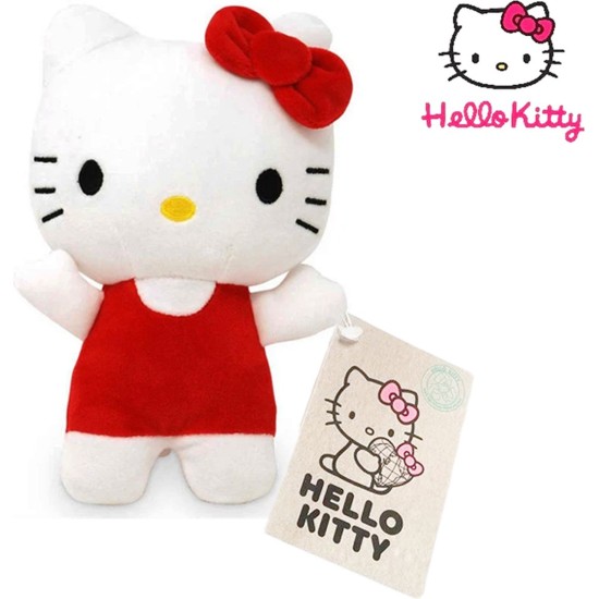 Play by Play Hello Kitty Assorted Plush Toy 30cm - Sarkans - Plīša rotaļlieta