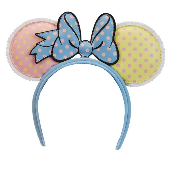 Loungefly Disney Mickey Mouse Pastel Polka Dot Headband - Minnie Mouse - Matu stīpiņa