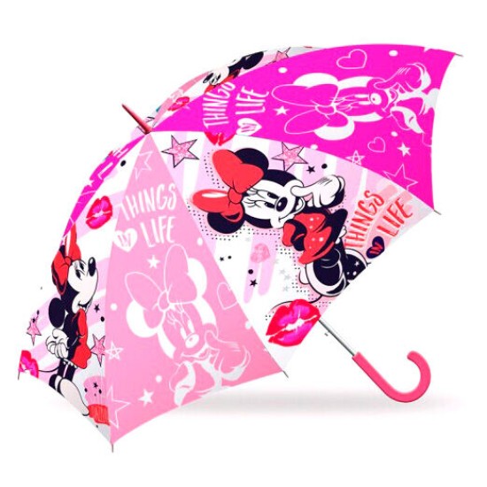 Kids Licensing Disney Mickey Mouse Minnie Automatic Umbrella 46cm - Lietussargs