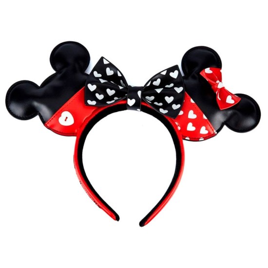 Loungefly Disney Mickey Mouse Headband - Mickey and Minnie Valentines - Matu stīpiņa