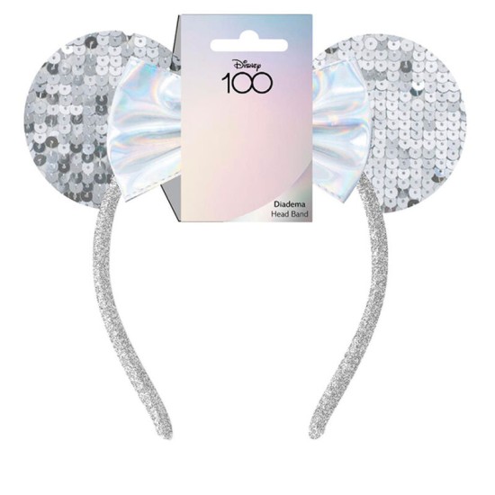 Cerda Disney Mickey Mouse 100th Anniversary Headband - Minnie Bow - Matu stīpiņa